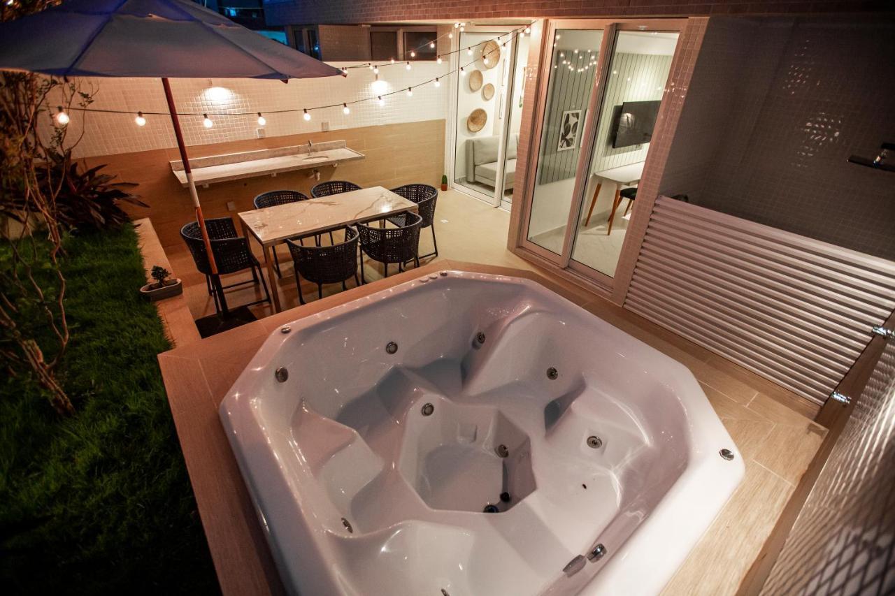 Apartamento Com Jacuzzi Na Beira Mar De Joao Pessoa No Branco Haus 外观 照片